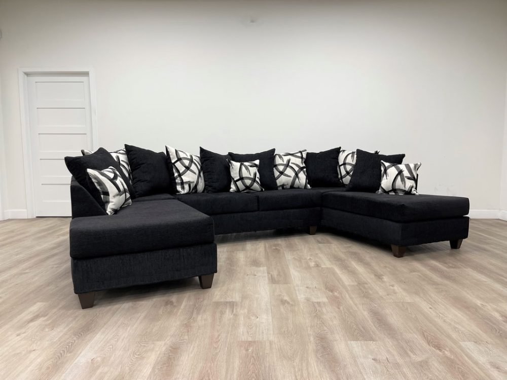 111- Color Black Sectional