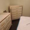 Item Condesa Velvet Beige Bedroom set 5 pc qeen or king