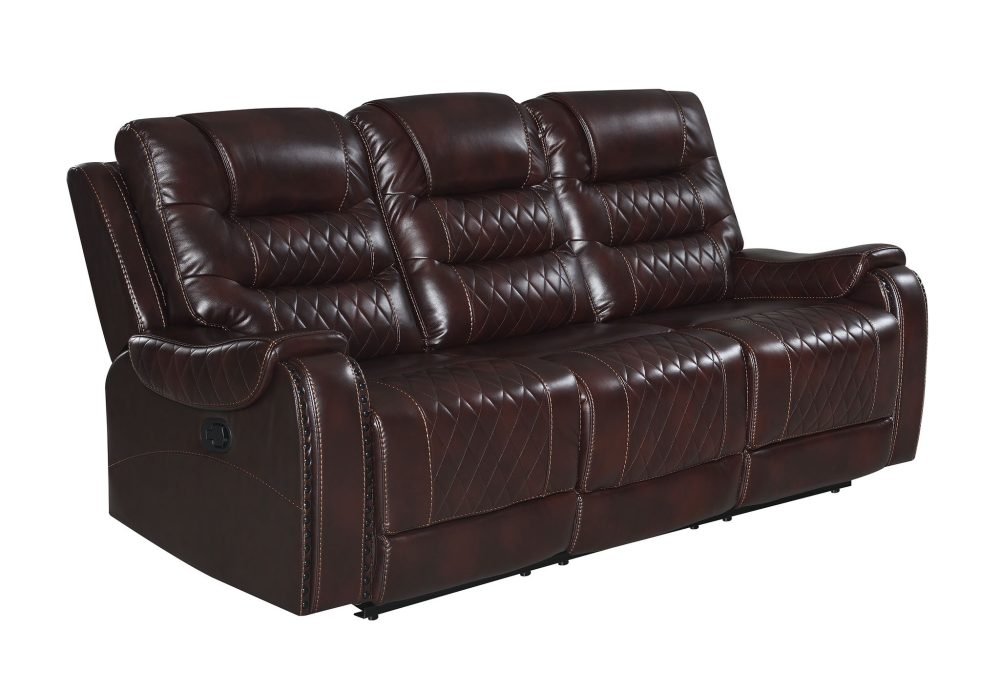 Cowboy 3 pc Recliner set Brwon