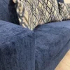 Name: 110 Blue Sectional  Color: Blue
