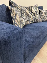Name: 110 Blue Sectional  Color: Blue