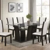 Florida - White (LINEN) Dining Table + 6 Chair Set
