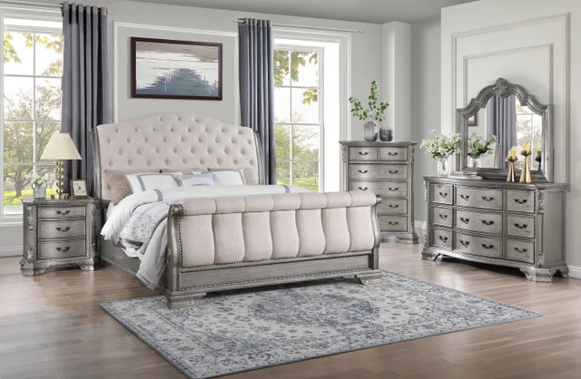 Item Name: B1010 Bedroom set 5 pc Queen or king