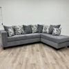 110-Charcoal Sectional