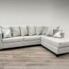 110 Sectional (Hollywood Silver)