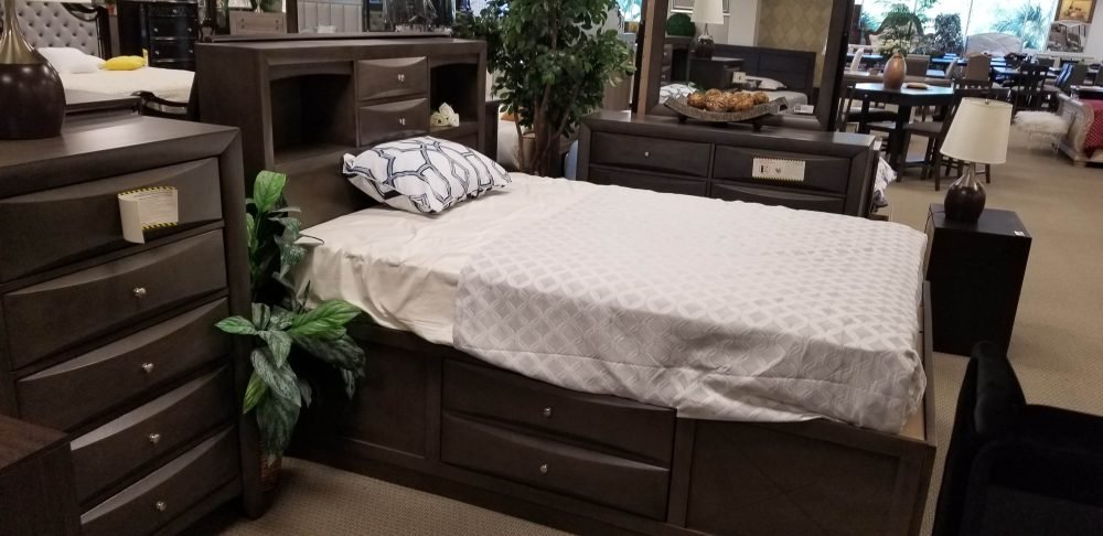SETB4275 EMILY STORAGE BEDROOM GREY