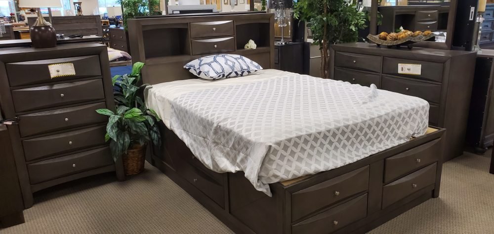 SETB4275 EMILY STORAGE BEDROOM GREY