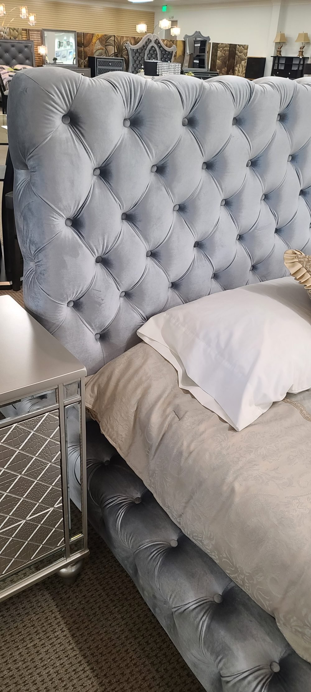 Dream Gray Platform Bed - Queen, King