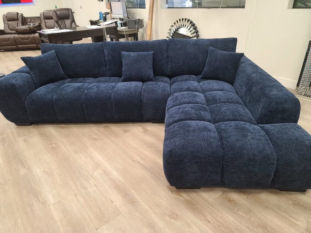 Manhattan - Dark Blue Sectional