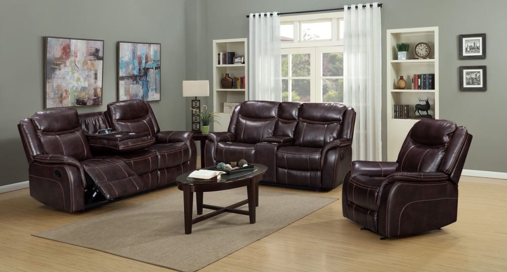 Item 1182 Espresso - 3PC Reclining Living Room set