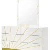 B59 Safa (White/Gold) Queen or king