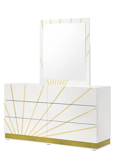 B59 Safa (White/Gold) Queen or king