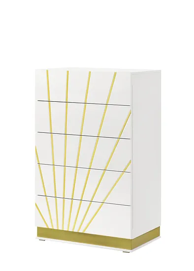B59 Safa (White/Gold) Queen or king