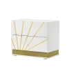B59 Safa (White/Gold) Queen or king