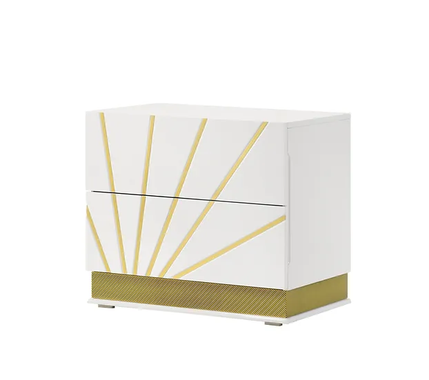 B59 Safa (White/Gold) Queen or king