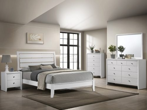 SETB4710 EVAN WHITE BEDROOM Quuen