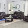 Alexa Brown - 3pc Power Living Room Set