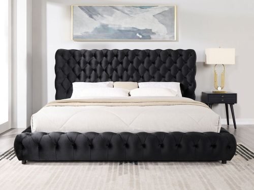 Dream Black Platform Bed - Queen, King