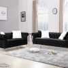 Prince - Black Sofa & Loveseat Set (2PC ONLY)