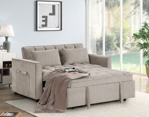 Relax Beige Sleeper Sofa