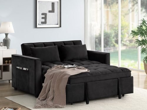 Relax Black Sleeper Sofa
