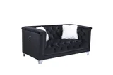 Prince - Black Sofa & Loveseat Set (2PC ONLY)