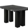 2220 Onyx - (FAUX MARBLE) Counter Height Table + 6 Chair Set