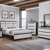 SETB8162 REMINGTON BEDROOM BLACK/WHITE Queen or King