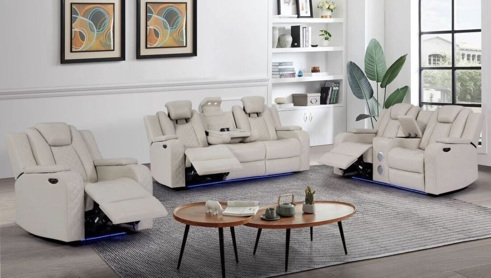 Milania.G. Sand - 3PC Power Reclining Set Eletricos.