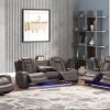 Milania.G Chocolate -Manual 3PC Reclining Set