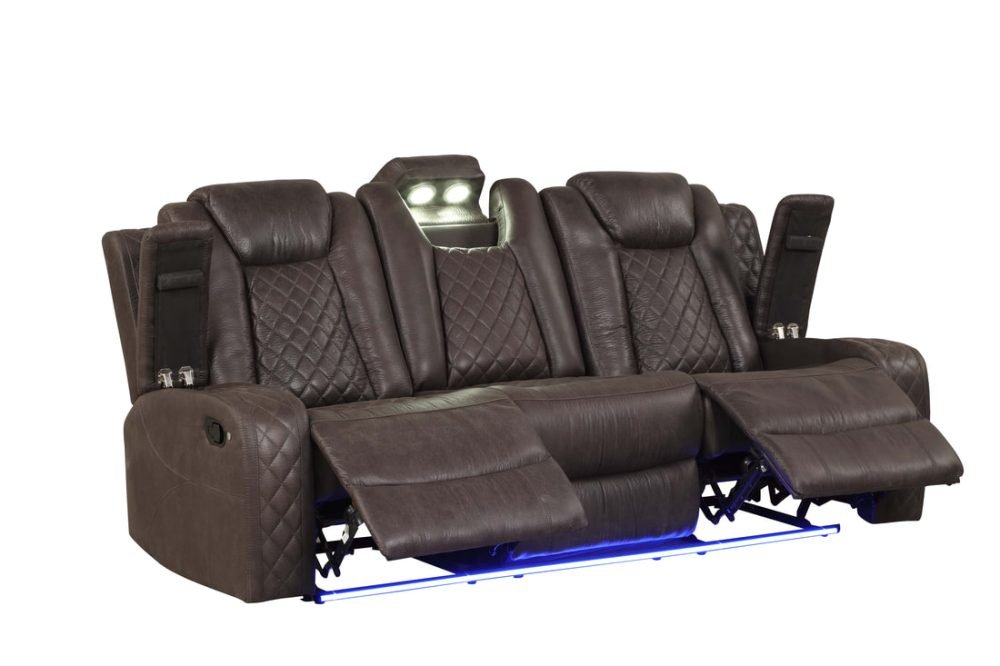 Milania.G Chocolate -Manual 3PC Reclining Set