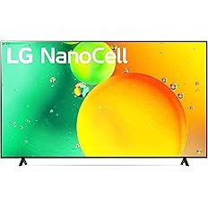 LG Smart TV 4K de 86'' Class NANO75 Series Alexa, Color Black