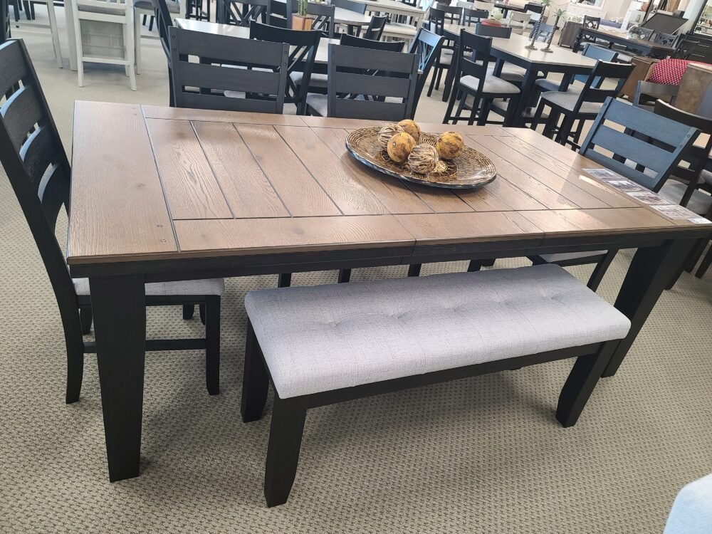 2152WC-6P BARDSTOWN WHEAT CHARCOAL DINING