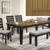 2152WC-6P BARDSTOWN WHEAT CHARCOAL DINING