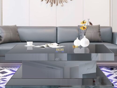 0718 Occasional Table White w PHONE CHARGE
