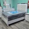 B1182 White Bedroom set 5 Pc King & Full