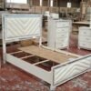 B1182 White Bedroom set 4 Pc King & Queen & Full