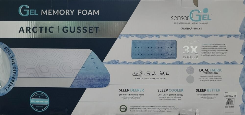 Arctic gusset Pillow Queen
