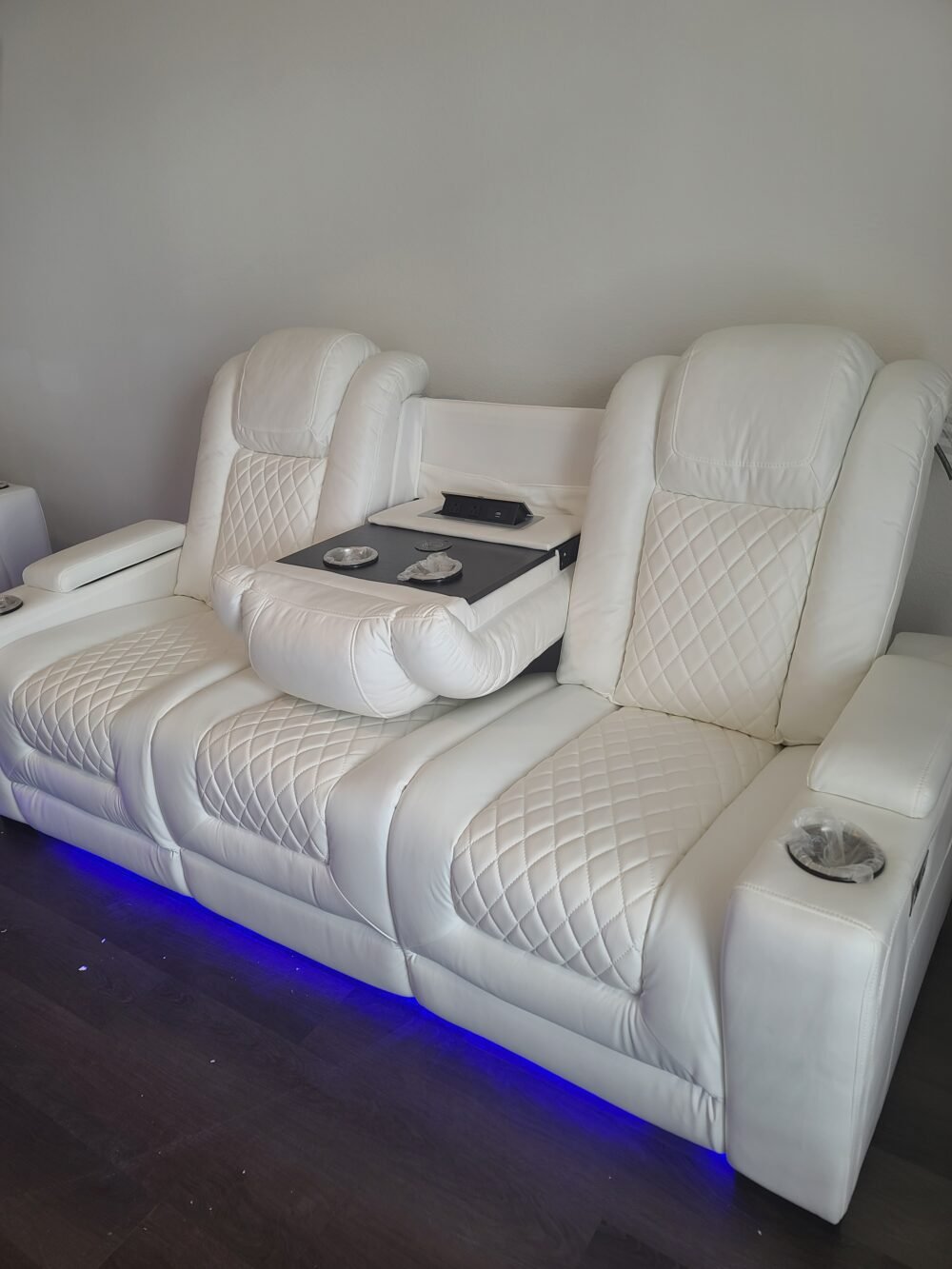 Texas white power Recliner 3 PC SET