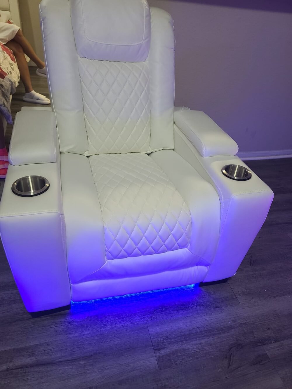 Texas white power Recliner 3 PC SET
