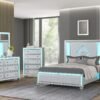Diamond Silver  5 Pc Qeen  Bedroom