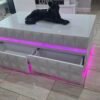 CT0313 F KRISTY COLLECTION COFFEE TABLE GLASS BLUETOOTH 3D