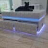 CT0313 F KRISTY COLLECTION COFFEE TABLE GLASS BLUETOOTH 3D