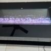 CT 0312F kristy Collection Black coffee table glass W \ Bluetooth Speaker