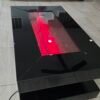 CT 0312F kristy Collection Black coffee table glass W \ Bluetooth Speaker