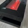 CT 0312F kristy Collection Black coffee table glass W \ Bluetooth Speaker