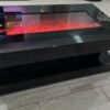 CT 0312F kristy Collection Black coffee table glass W \ Bluetooth Speaker