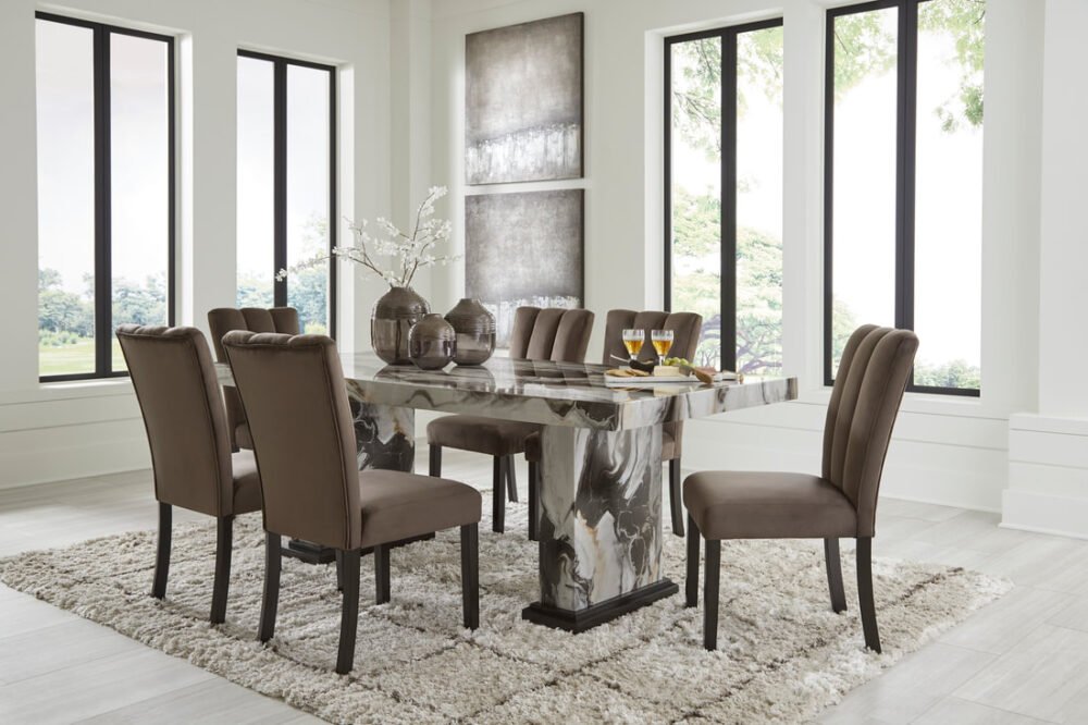 d581-26t-26b-01-6_orig Ashley D581-26 Table and 6 Chairs Set