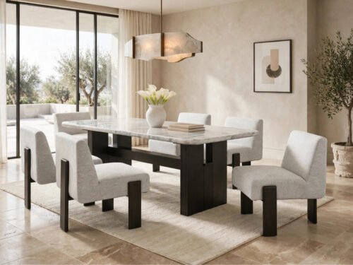 img-1130_orig Diva- (GENUINE MARBLE) Table & 6-Chairs