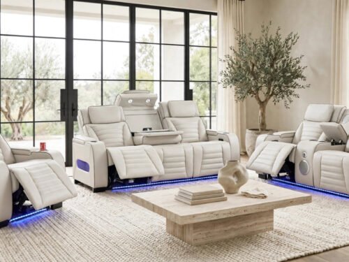 img-1478_orig TOKYO 3PC Sand Power Reclining Set